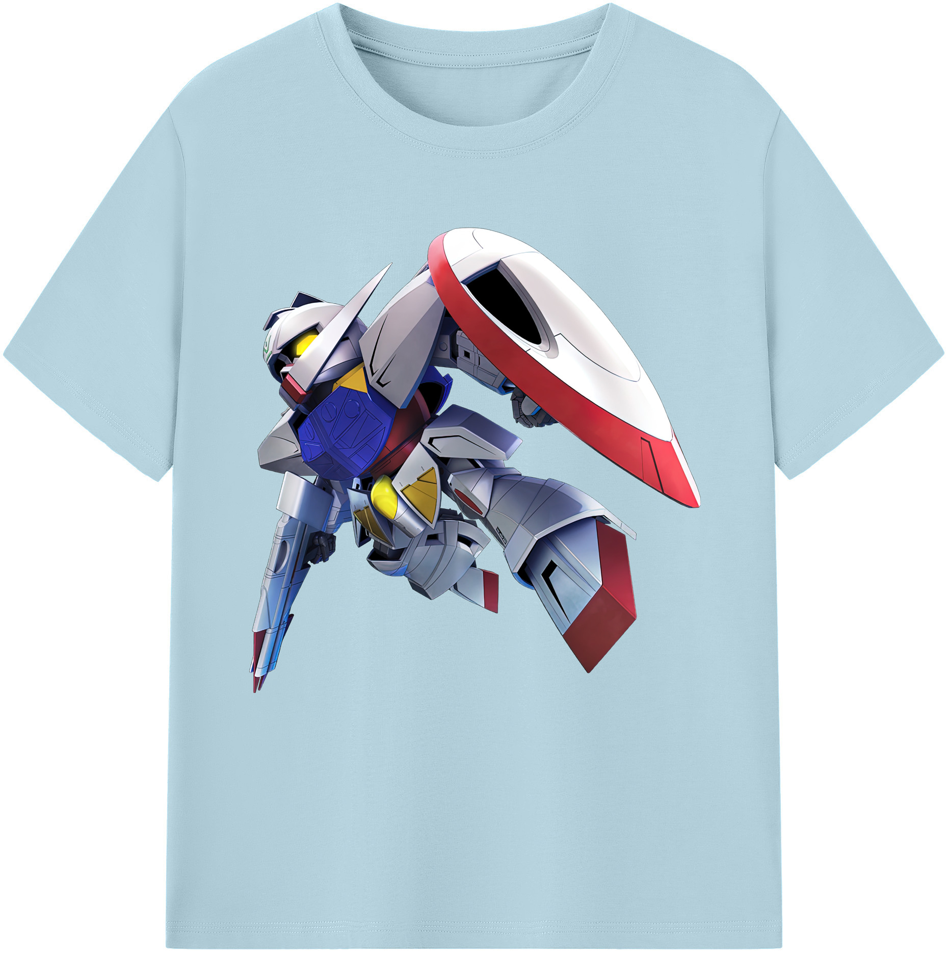 （画像用） 機動戦士ガンダム Mobile Suit Gundam 綿100％半袖Tシャツ（フロントプリント）
